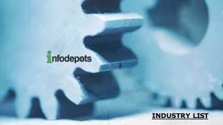 Infodepots - Industry LIst