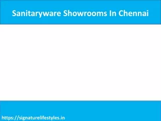 sanitaryware showrooms in chennai