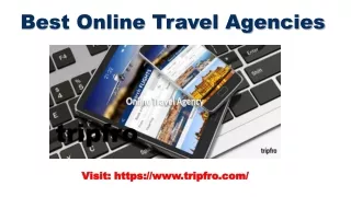 Best Online Travel Agencies - TripFro