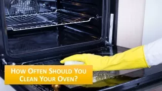 When and How to Clean the Oven