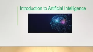 introduction to artificial intelligence