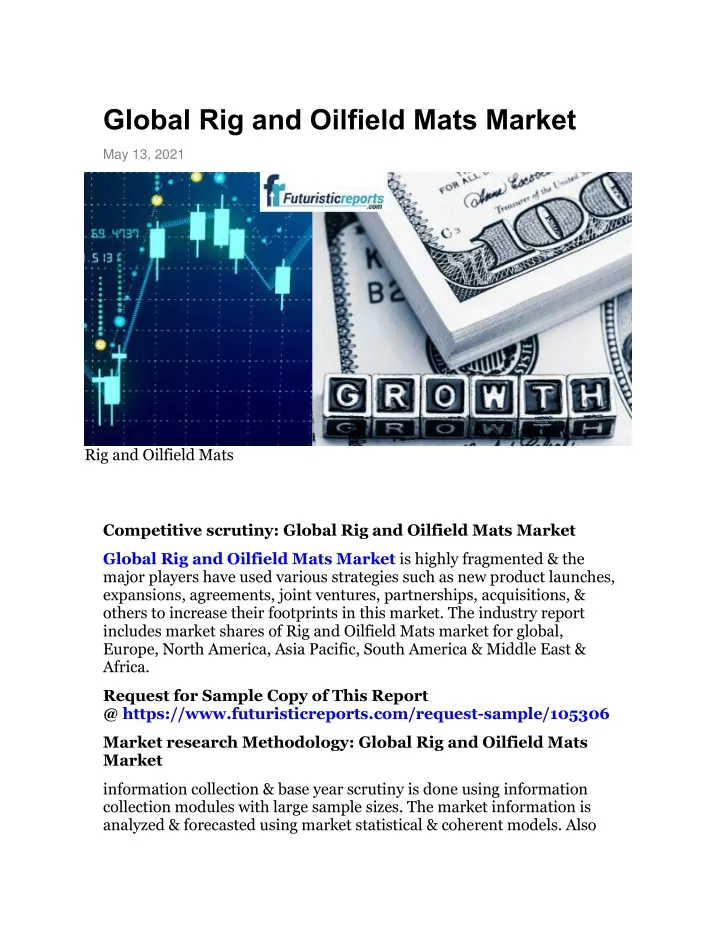 global rig and oilfield mats market