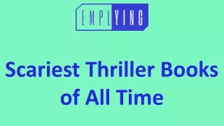 Scariest Thriller Books of All Time