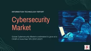 Cybersecurity Market Share, Growth Trends Analysis to 2027