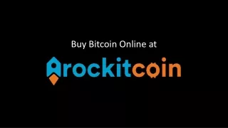 Buy Bitcoin Online with a Debit or Credit Card at RockItCoin