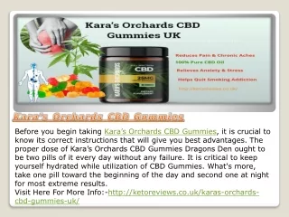 before you begin taking kara s orchards