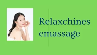 TUI -NA Massage In Salisbury