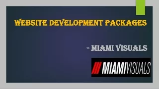 website development packages