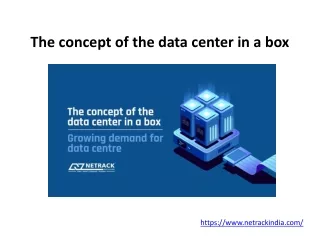 the concept of the data center in a box