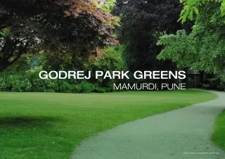 Residential Projects in Mamurdi - Godrej Park Greens Pune