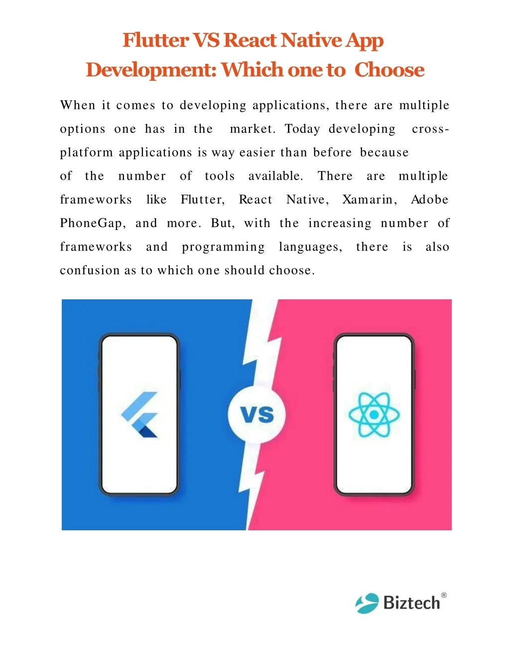 PPT - Flutter VS React Native App Development Which one to Choose ...