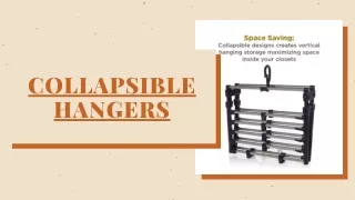collapsible hangers