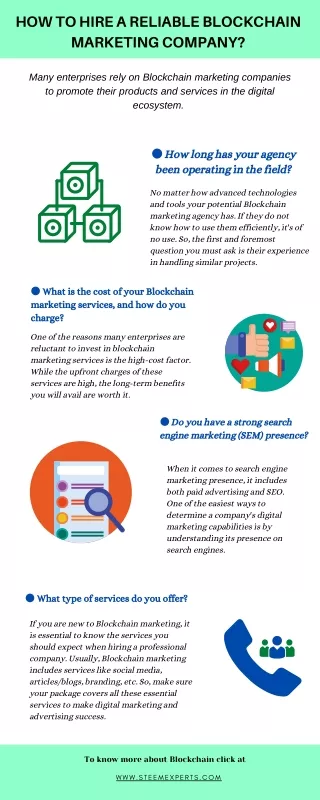 Hiring a Blockchain Marketing Agency? Questions You Should Ask