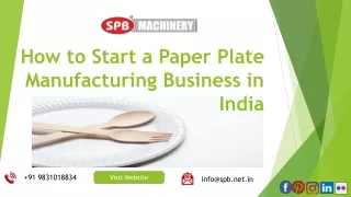 How to Start a Paper Plate Manufacturing Business in India