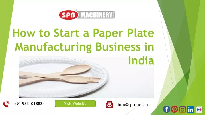 how to start a paper plate manufacturing business in india