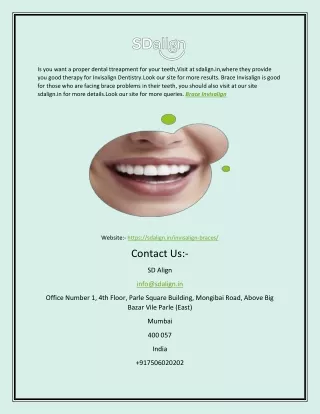 is you want a proper dental ttreapment for your