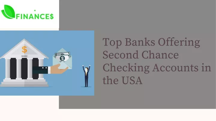 top banks offering second chance checking