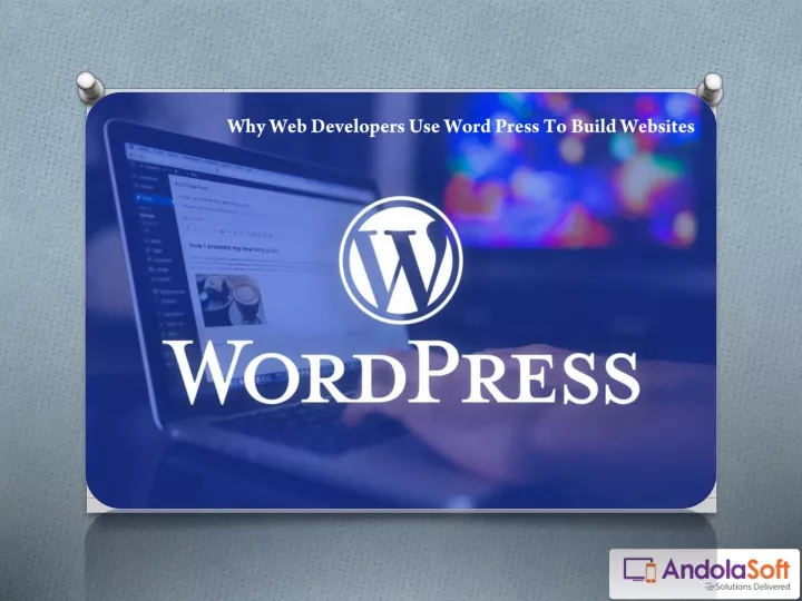 why web developers use word press to build