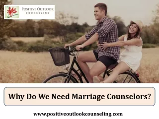 Why Do We Need Marriage Counselors?