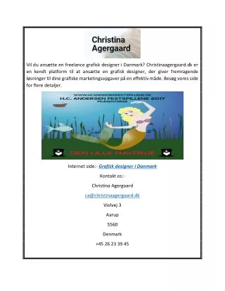 vil du ans tte en freelance grafisk designer