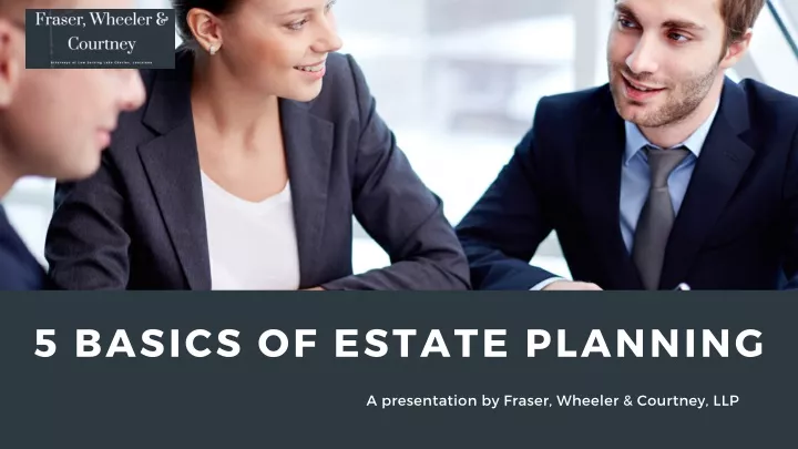 5 basics of estate planning