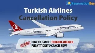 Cancel Turkish Airlines Flight Tickets