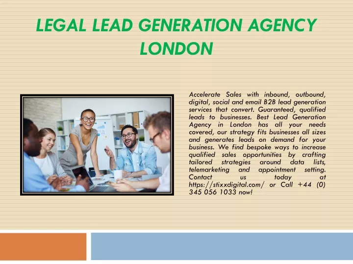 legal lead generation agency london