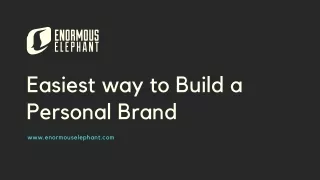Dallas Branding Agency: Easiest way to Build a Personal Brand