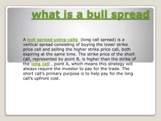what is a bull spread