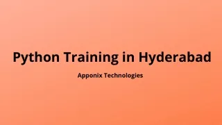 python training in hyderabad