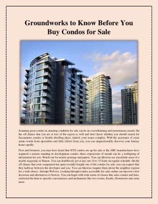 Riverfront Residences for sale