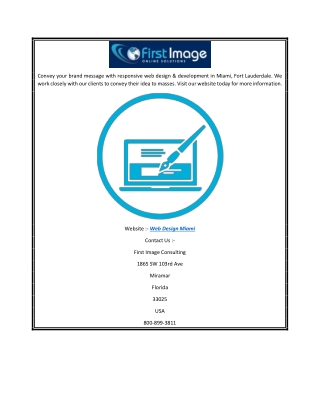 convey your brand message with responsive