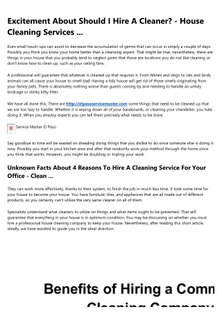 The Worst Advice You Could Ever Get About Service Master