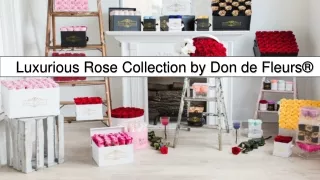 Luxurious Rose Collection by Don de Fleurs