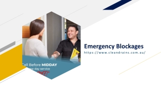 emergency blockages