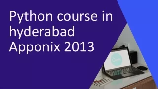 python course in hyderabad apponix 2013
