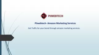 Piiwebtech- Amazon Marketing Services