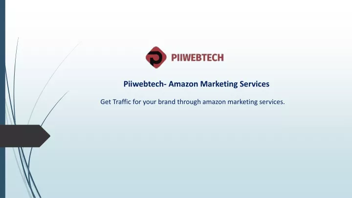 piiwebtech amazon marketing services