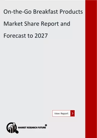 on the go breakfast products market share