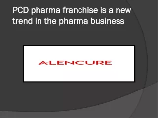 PCD pharma franchise is a new trend in the pharma business