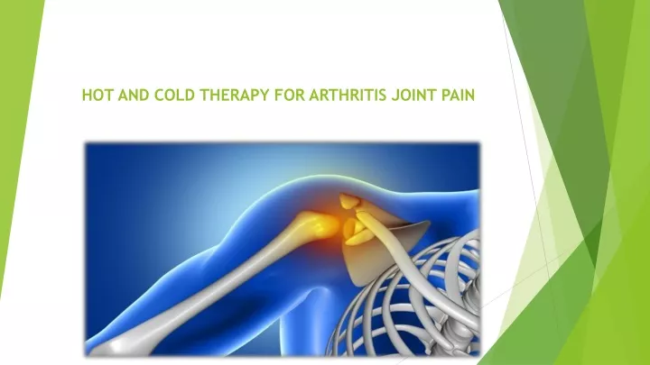 hot and cold therapy for arthritis joint pain