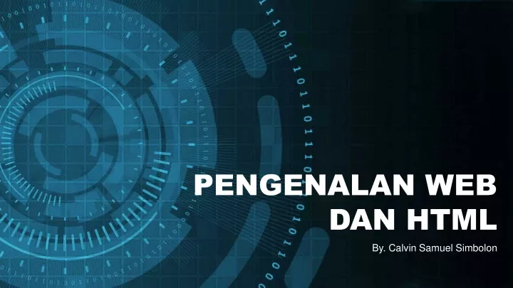 pengenalan web dan html