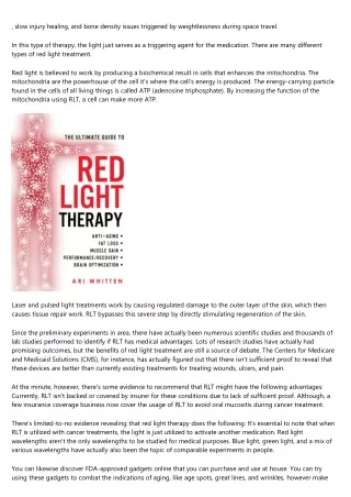 What Is Red Light Therapy? - Palms Wellington Plastic Surgery
