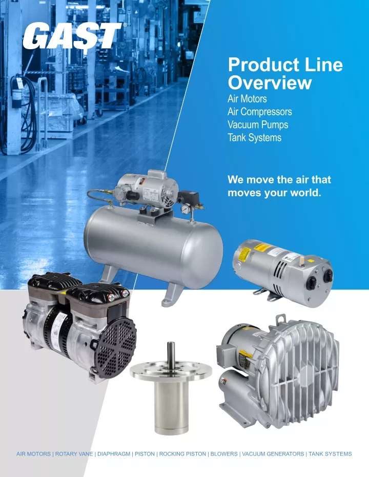 product line overview air motors air compressors