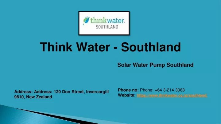 think water southland