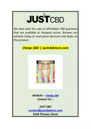 we deal with the sale of affordable cbd gummies