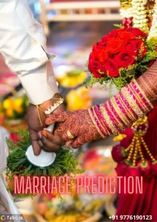 Marriage prediction solves doshas in your marriage horoscope