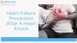 Ways To Prevent Heart Failure After Heart Attack | Online Chemist