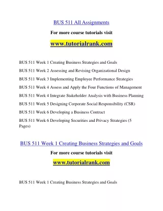 BUS 511Education Organization- tutorialrank.com