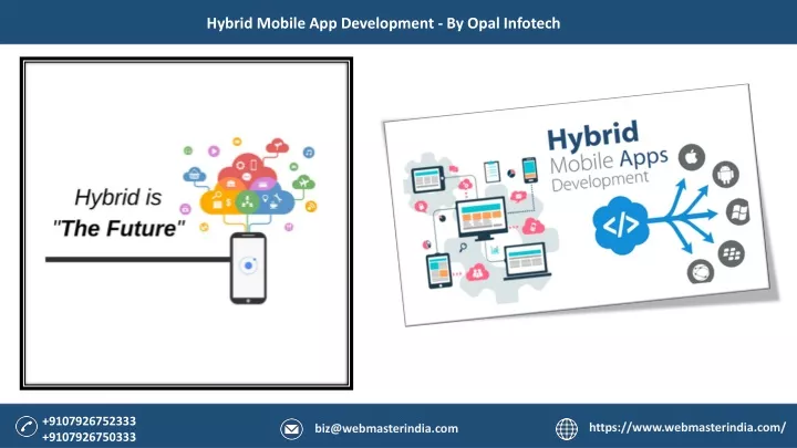 hybrid mobile app development by opal infotech